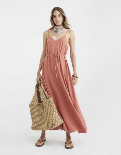 River Island Sleeveless maxi dress in orange - dark - view 1