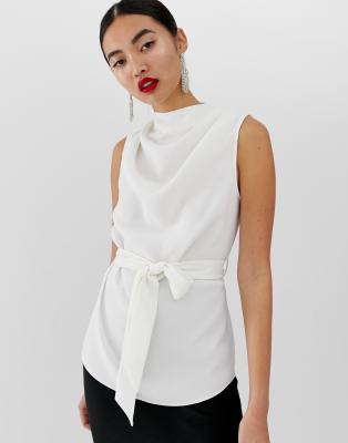 river island sleeveless shirt