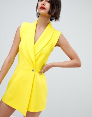 river island tuxedo playsuit