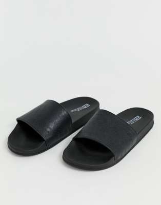 river island white sliders