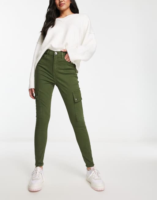 Skinny cargo joggers on sale womens