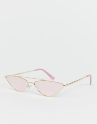 river island pink sunglasses