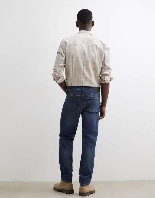 River Island Slim fit jeans in denim - dark, 4 of 4