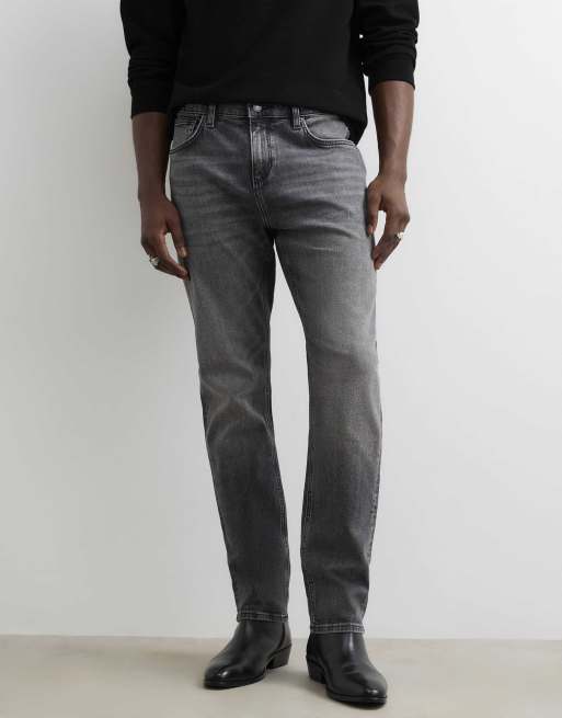 River Island Slim Fit Jeans In Grey , 3 of 4