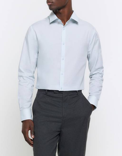 River island mens 2024 shirts slim fit