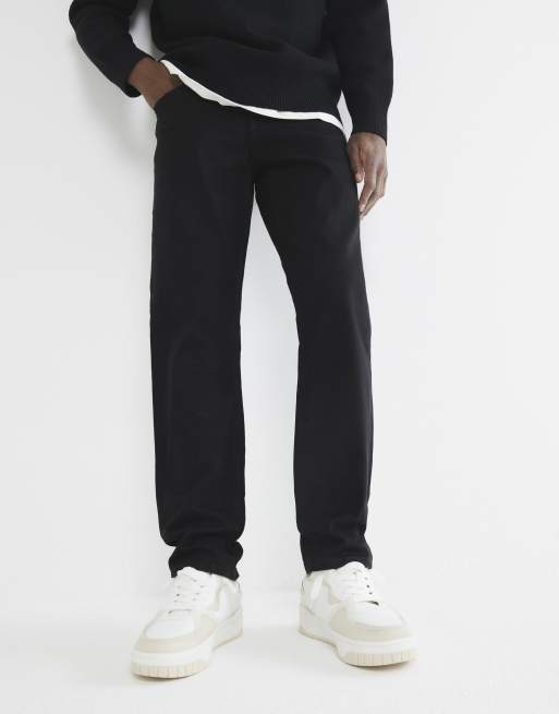River Island Slim fit stretch jeans in black, 3 of 4