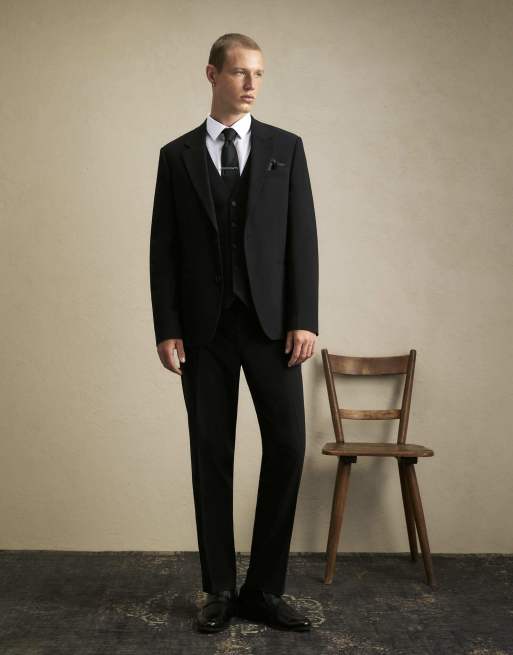 River Island Slim fit suit jacket in black, 2 of 4