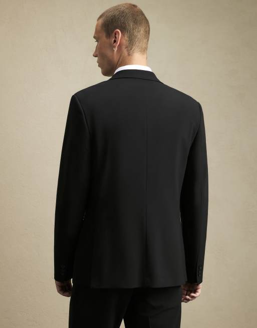 River Island Slim fit suit jacket in black, 4 of 4