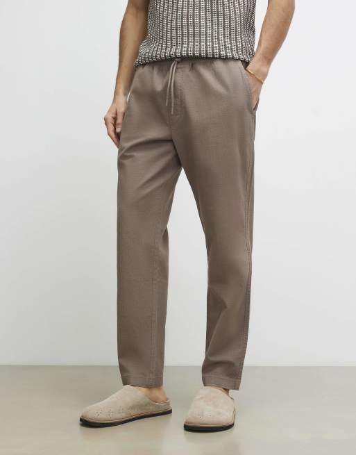 River Island Slim fit trackies in light brown, 2 of 4