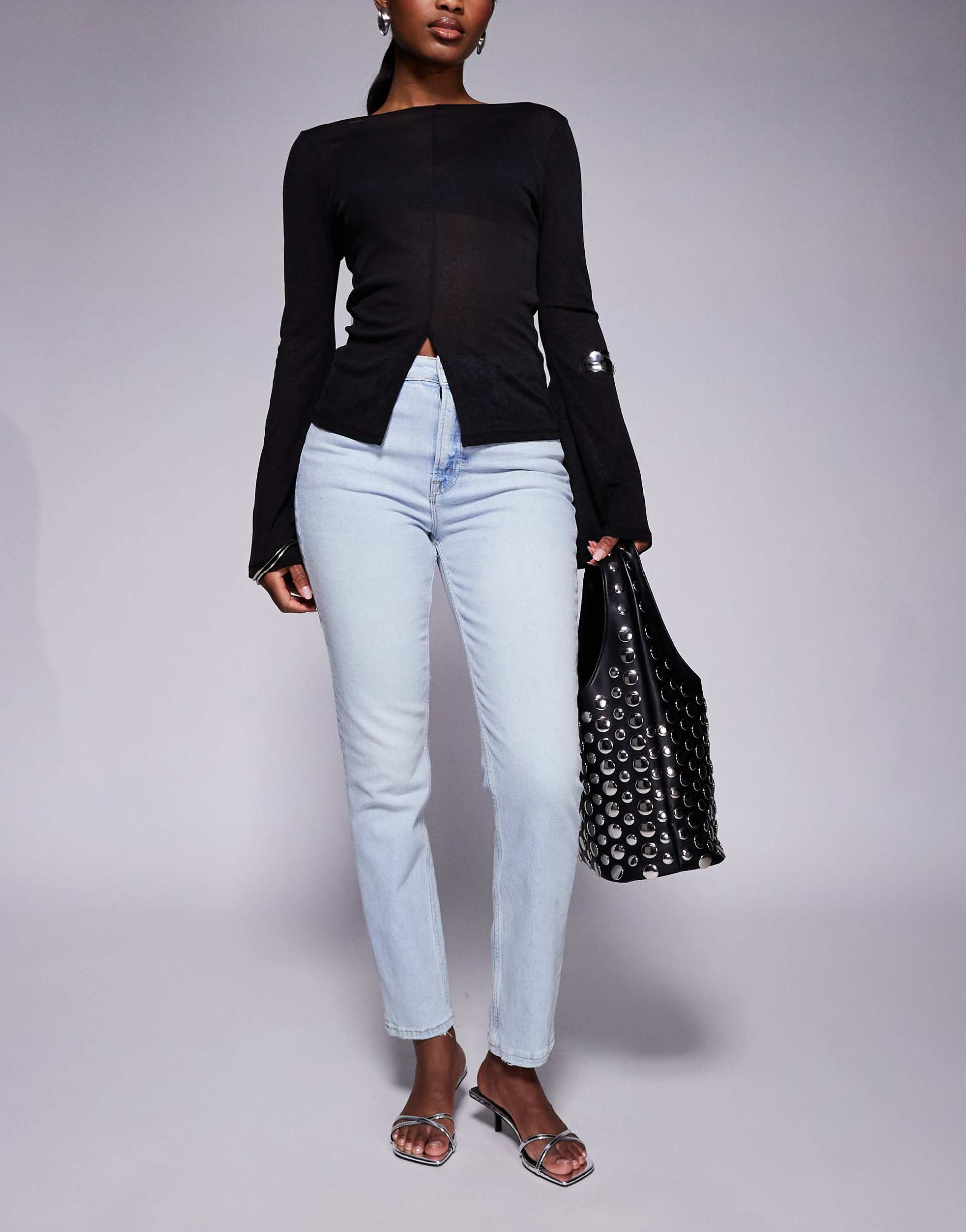 river island slim jean in lightwash blue