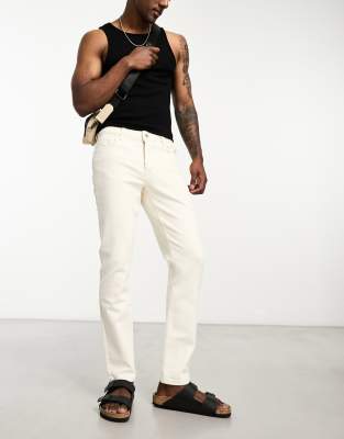 River Island slim jeans in white - ASOS Price Checker