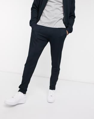 navy slim joggers