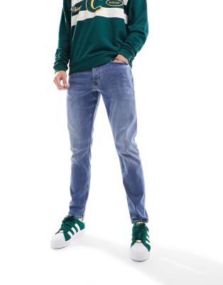 Jean Homme River Island Slim Taille 34/34 Bleu Délavé - Occasion Très Bon état - Denim Droit