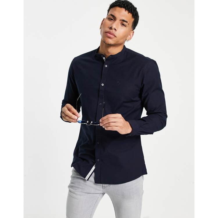 river island grandad shirt