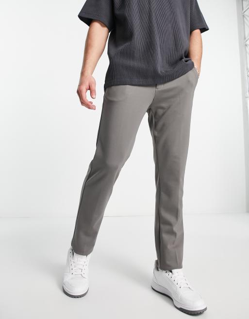 River Island slim ponte pants in gray