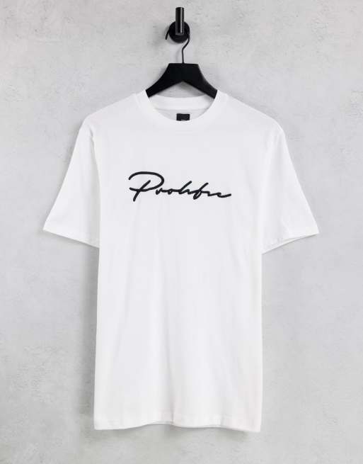 River Island slim Prolific Tshirt in white ASOS