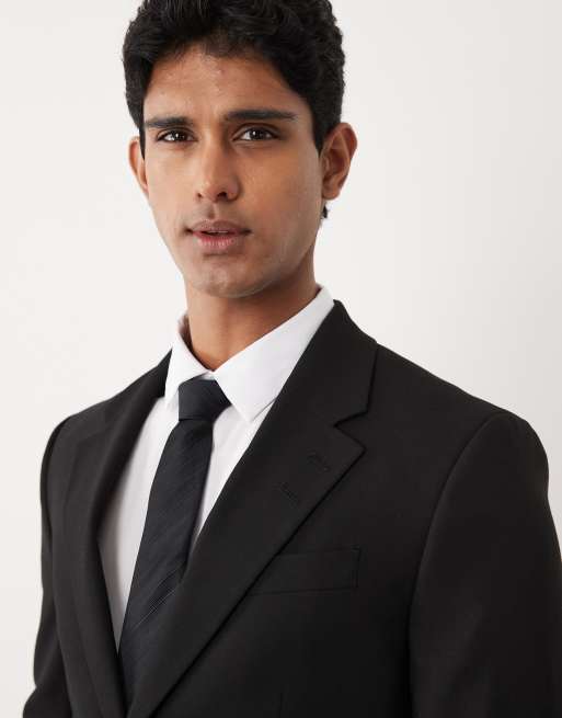 River Island slim suit jacket in black, 4 of 5