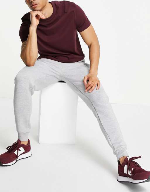 grey slim sweatpants
