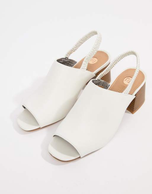 river island mules flat