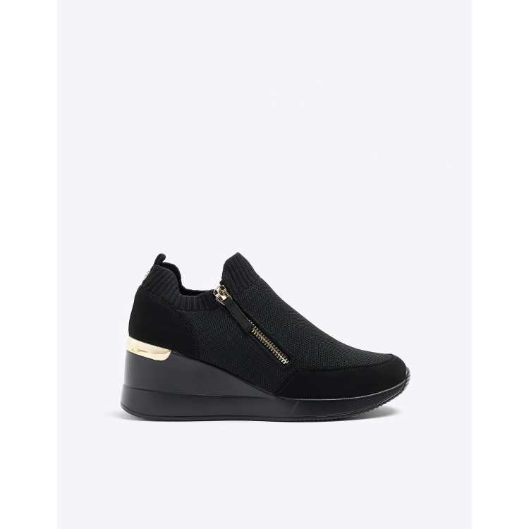 Versace sales wedge trainers