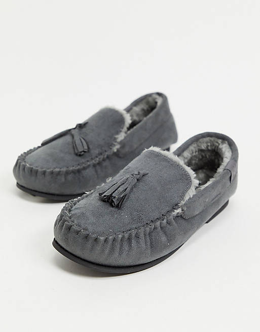 River Island slippers in grey