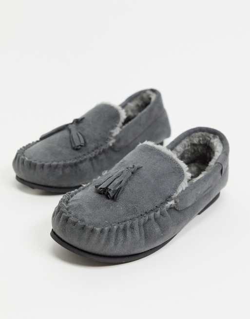 River island 2024 mens slippers