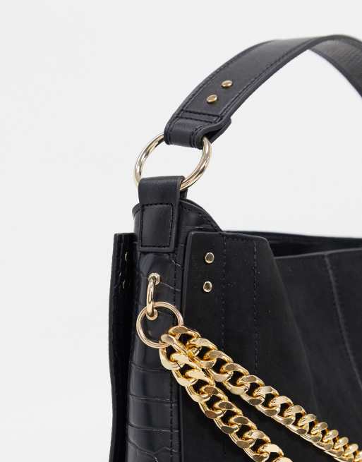 River island chain store slouch bag