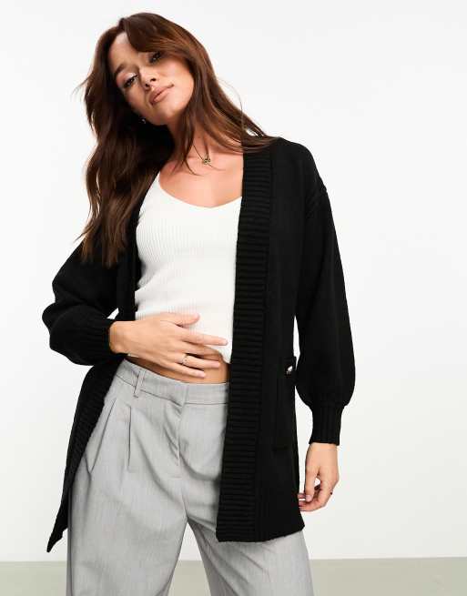 Cosy black cheap cardigan