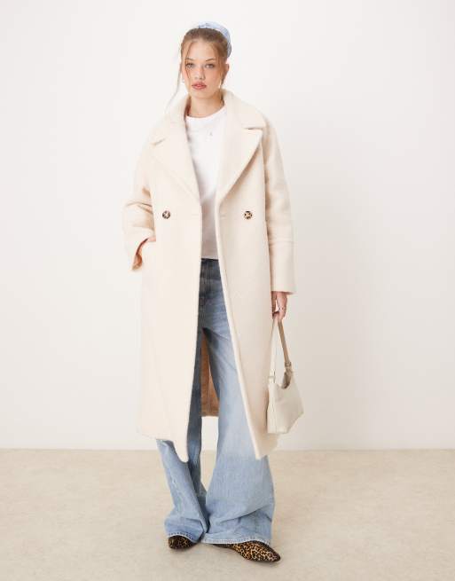 Slouchy wool coat online