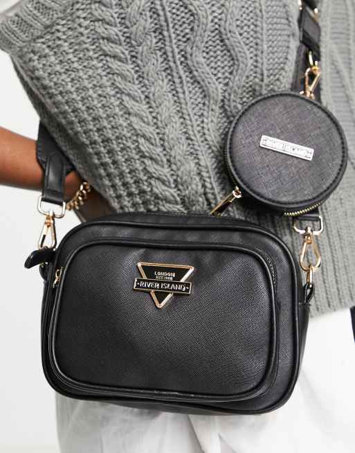 River island small online black bag