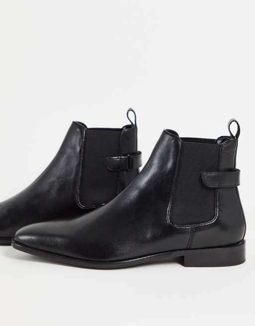 Mens strap chelsea boots sale