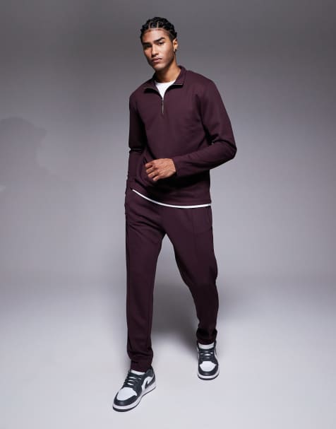 River Island smart co-ord dark red - view 1