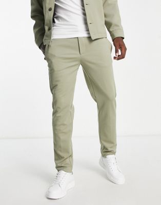 River Island smart jogger co-ord in green