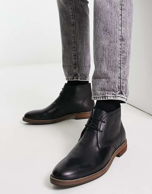 River island mens leather 2024 boots