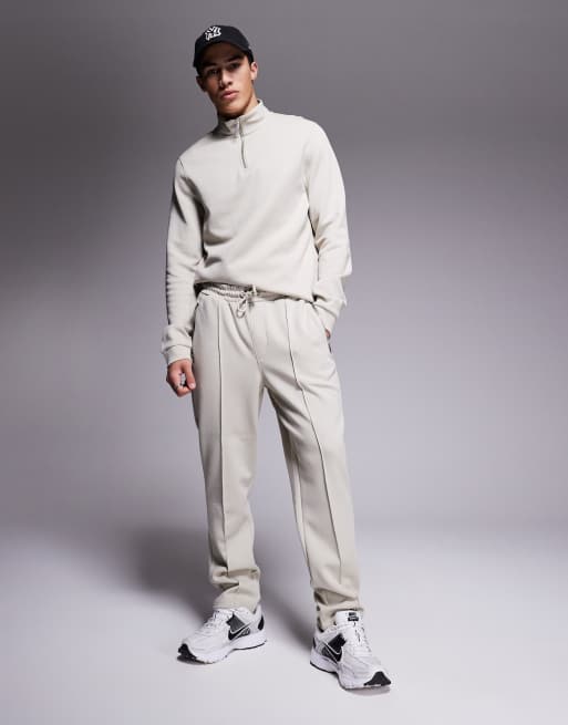 River Island smart trackies in light grey (part of a set)