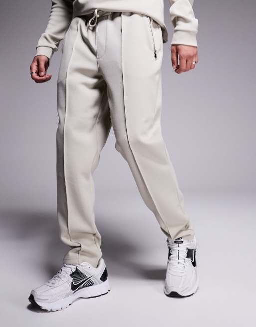 River Island smart trackies in light grey (part of a set)
