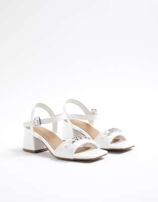  Snaffle block heel sandals 
