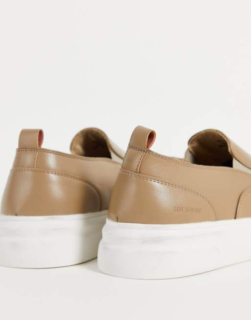 River Island – Sneaker zum Hineinschlüpfen in Braun, 4 von 4