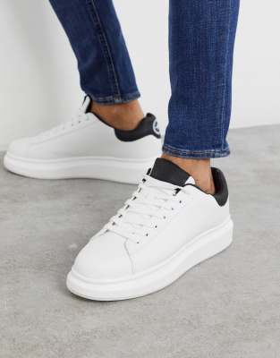 river island white chunky trainers