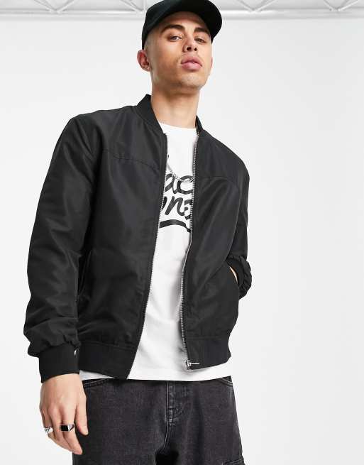 River Island - sort bomberjakke