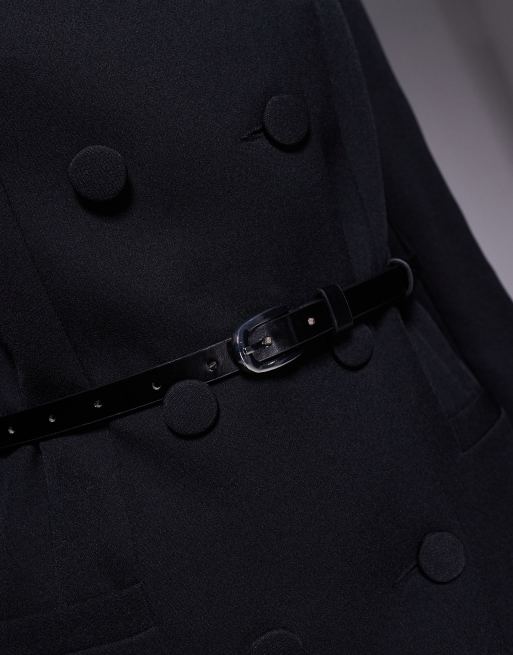 River Island - Sort oversized blazer med struktur, 2 af 4