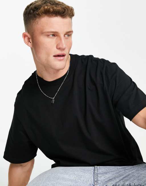 River Island - sort oversized t-shirt, 3 af 4