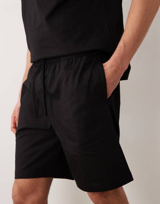 River Island - Sort sæt med oversized T-shirt i firkantet pasform og shorts, 4 af 5