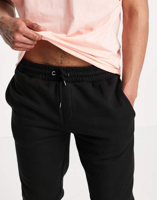 River Island - Sorte slim-joggingbukser, 3 af 4