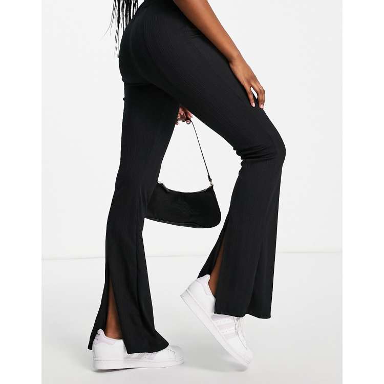 Split Flare Pant In River Rock