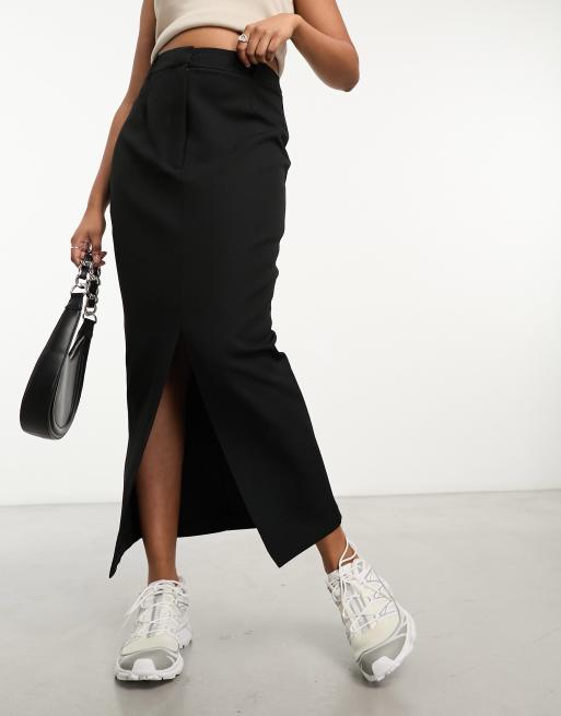 Black pencil 2025 skirt river island