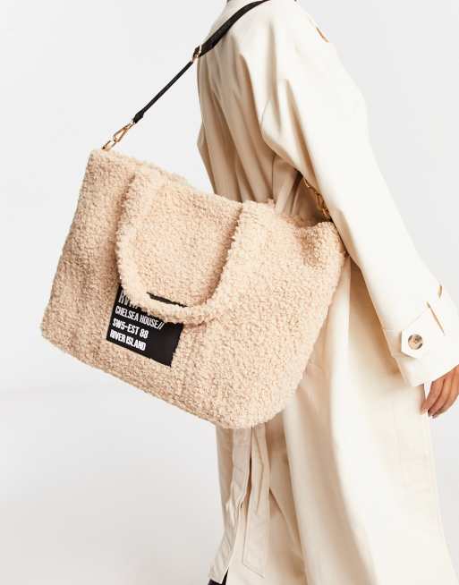 Beige river island discount bag