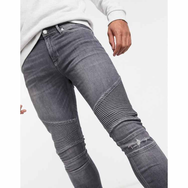 Skinny biker hot sale jeans h&m