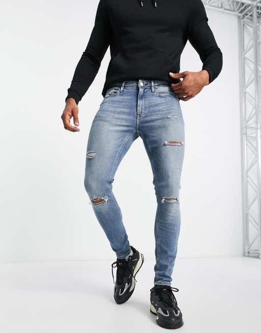 River island ripped jeans hot sale mens