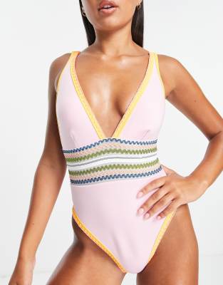 river island green swimsuit